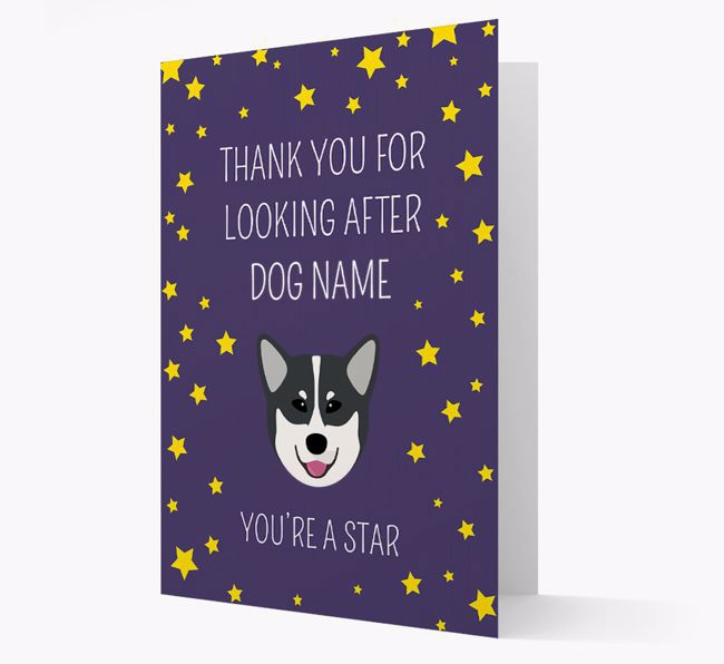 Personalized 'You're A Star' Thank You Card